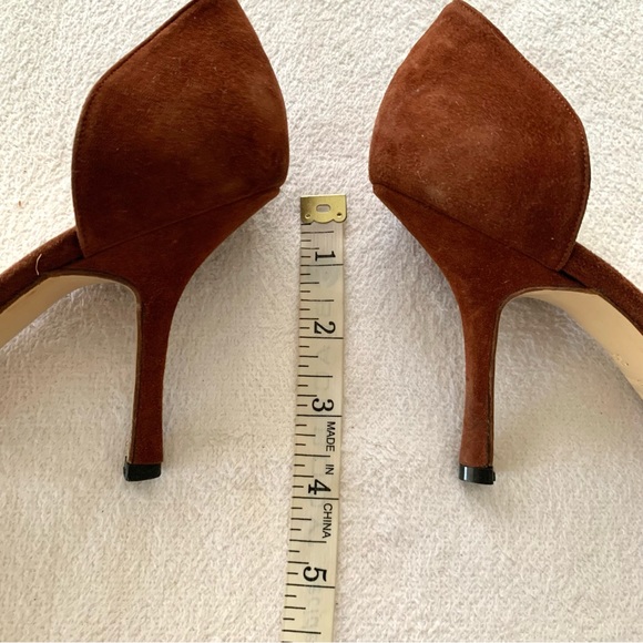 Battaglia Suede Leather Heels Size 8 - Picture 5 of 9